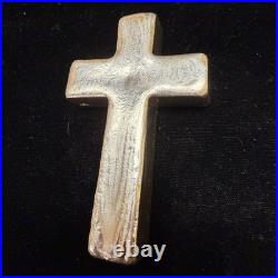 10oz YPS Cross. 999 Fine Silver Bullion Bar Yeager's Poured Silver Rare