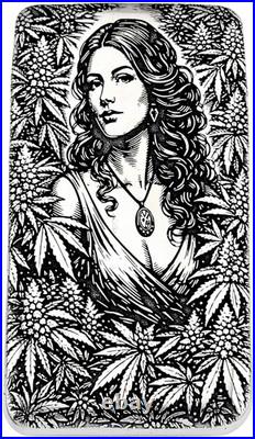 110 oz. 999 Fine Silver Maria Jayne Botanical Art Bar Adamo Techne USA