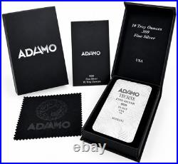 110 oz. 999 Fine Silver Maria Jayne Botanical Art Bar Adamo Techne USA