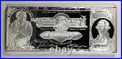 16 Troy oz. 999 Fine Pure Silver Bank Note Bullion Bar in Case