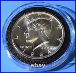 1964 Kennedy Half Dollar Tribute 2 Troy Ounces. 999 Fine Silver Intaglio Mint