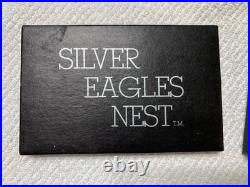 1969 Silver Eagles Nest Walla Walla Washington. 999 Fine Silver 19.25 oz Total