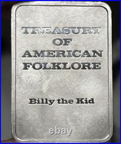 1975 Billy the Kid 1 oz. 999 Fine Silver Bar