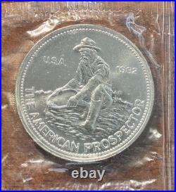 1982 Engelhard. 999+ Fine Silver Prospector First Year Mint Sealed Bu