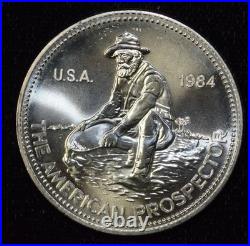 1984 Engelhard The American Prospector 1oz. 999 Fine Silver Round