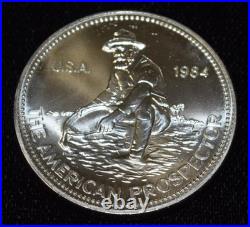 1984 Engelhard The American Prospector 1oz. 999 Fine Silver Round