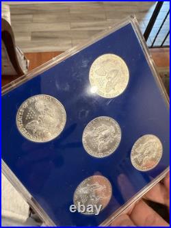 1986-1990 American Silver Eagle Set $1.999 Fine Silver Bullion 5 ozt
