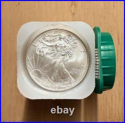 1986-2026 Roll 20 1 Troy oz. 999 Fine Silver American Eagle $1 Coin BU