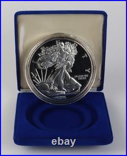 1993 Continental Mint Giant One Troy Pound 12 ozt. 999 Fine Silver Art Round