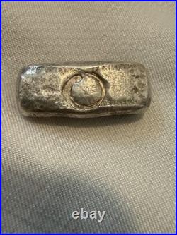 1 0z Hand Pore Silver Custom Santori. 999Fine Silver1 ozPure Silver Loaf Stamped