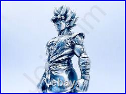 1.1 oz Hand Poured Silver Bar Pure 999 Fine Goku Dragon Ball Bullion Cast Statue