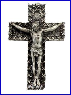 1.22 ozt Silver Cross Jesus Crucifix- MK Barz & Bullion 999 Fine Silver 1.22 ozt Silver Cross Jesus Crucifix- MK Barz & Bullion 999 Fine Silver