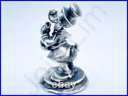 1.2 oz Hand Poured 999 Fine Silver Bar Statue Scrooge McDuck v3 Cast Bullion