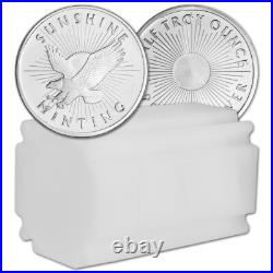 1/2 oz Silver Round Sunshine Minting. 999 Fine (Lot, Roll, Tube of 20)