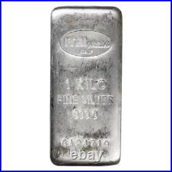 1 Kilo Silver Bar Random Design Secondary Market. 999 Fine 1 Kilo Silver Bar Random Design Secondary Market. 999 Fine