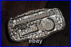 1 Kilo Tombstone Silver Nugget Bullion Bar. 999 Fine Silver 32.15 ounces #A262