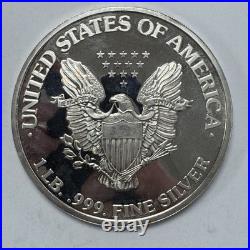 1 LB. 999 Fine Silver Eagle Coin