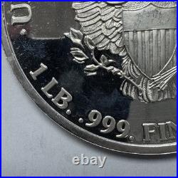 1 LB. 999 Fine Silver Eagle Coin