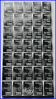 1 Ounce 999 Fine Silver Valcambi Suisse Bullion 35 Silver Combibars 1 Ounce 999 Fine Silver Valcambi Suisse Bullion 35 Silver Combibars