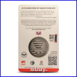 1 Oz Antiqued Silver WASHINGTON Legalized. 999 Fine Precious Metal Bullion