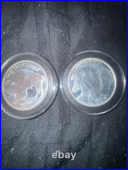 1 Oz Fine Silver Lot of 2