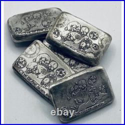 1 Ozt MK BarZ The Lovers Tarot Card Weight Bar. 999 Fine Silver