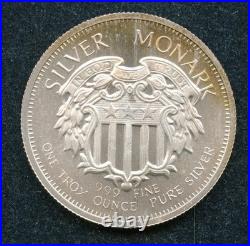 1 Troy OZ. 999 Fine Silver Monark