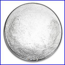 1 Troy Pound Cast-Poured Silver Round 9Fine Mint