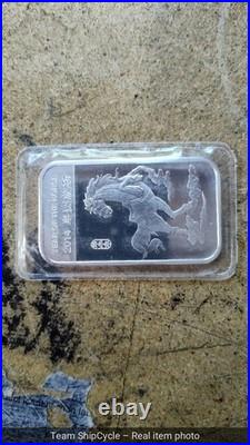 1 oz 999 Fine Silver Bar 2014 Year of the Horse G2U