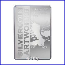 1 oz 999 Fine Silver Colorized Bar Limited Edition Collectible Silver Coin