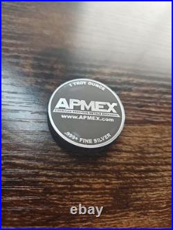 1 oz APMEX Silver Rounds (ONE OUNCE PER ORDER). 999 Fine Silver 31.1g