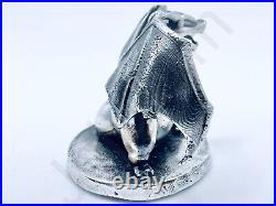 1 oz Hand Poured Silver Bar. 999 Fine Charizard v3 Art Ingot 3D Bullion Statue