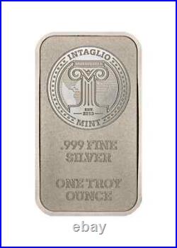 1 oz Molon Labe Silver BAR/INGOT Warrior 1.999 FINE SILVER BU IN STOCK