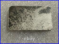 1 oz Rare Australian Bullion Company (ABC) Vintage Poured. 9998 Fine Silver Bar
