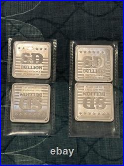1 oz SD Silver. 999 Fine (Lot of 4)