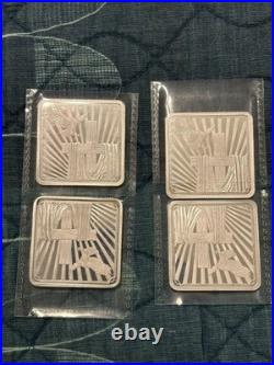 1 oz SD Silver. 999 Fine (Lot of 4)