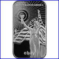 1 oz Silver Bar Asahi American Reserve Columbia Goddess. 999 Fine Tube of 20