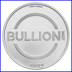 1 oz Silver Bullion.com Bull Logo Round. 999 Fine Silver Lot of 10 1 oz Silver Bullion.com Bull Logo Round. 999 Fine Silver Lot of 10