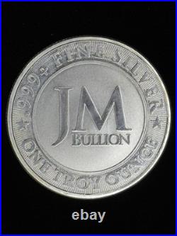 1 oz. Silver JM Bullion Eagle. 999 Fine Silver Round