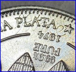 1 oz Silver OVERSTRIKE. 999 Fine