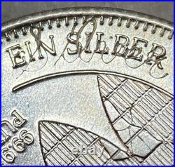 1 oz Silver OVERSTRIKE. 999 Fine