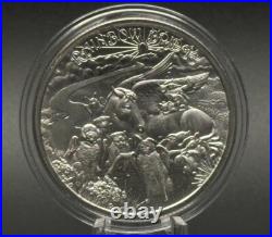 1 oz Silver Rainbow Bridge BU. 999 Pure Fine Limited Dog Cat Horse Rabbit Pig