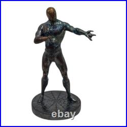 1 oz Silver Spider-Man Statue. 95.999 Fine Silver Bullion Art Rainbow Toned