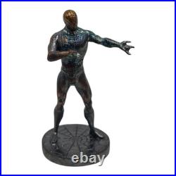 1 oz Silver Spider-Man Statue. 95.999 Fine Silver Bullion Art Rainbow Toned