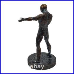 1 oz Silver Spider-Man Statue. 95.999 Fine Silver Bullion Art Rainbow Toned
