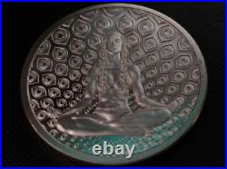 1 oz silver Cosmic Queen BU. 999 Pure Fine Yoga Hinduism Sanskrit silver shield