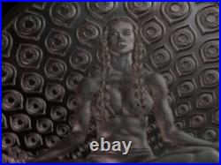 1 oz silver Cosmic Queen BU. 999 Pure Fine Yoga Hinduism Sanskrit silver shield