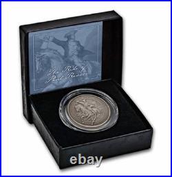 1 oz silver Paul Revere's Ride Antiqued COA BOX. 999 fine silver Limited 2025