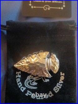 1oz 999 Fine Silver Arrow Head With COA and Bag 1oz 999 Fine Silver Arrow Head With COA and Bag