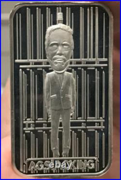 1oz. 999 Fine Silver Art Bar Epstein Didn't Kill Himself AG Stacking